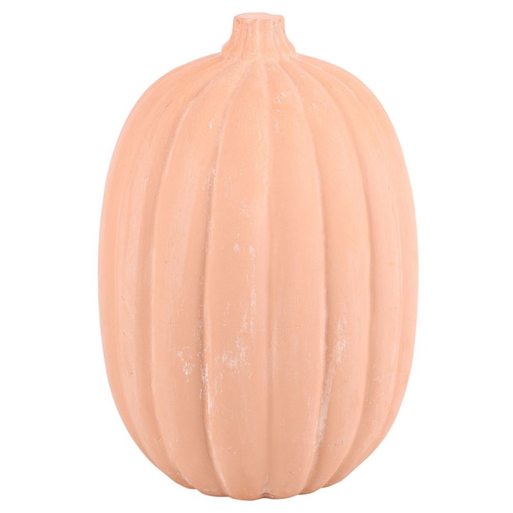 30cm Terracotta Pumpkin Ornament - ScentiMelti  30cm Terracotta Pumpkin Ornament