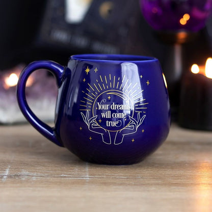 Blue Fortune Teller Colour Changing Mug - ScentiMelti  Blue Fortune Teller Colour Changing Mug