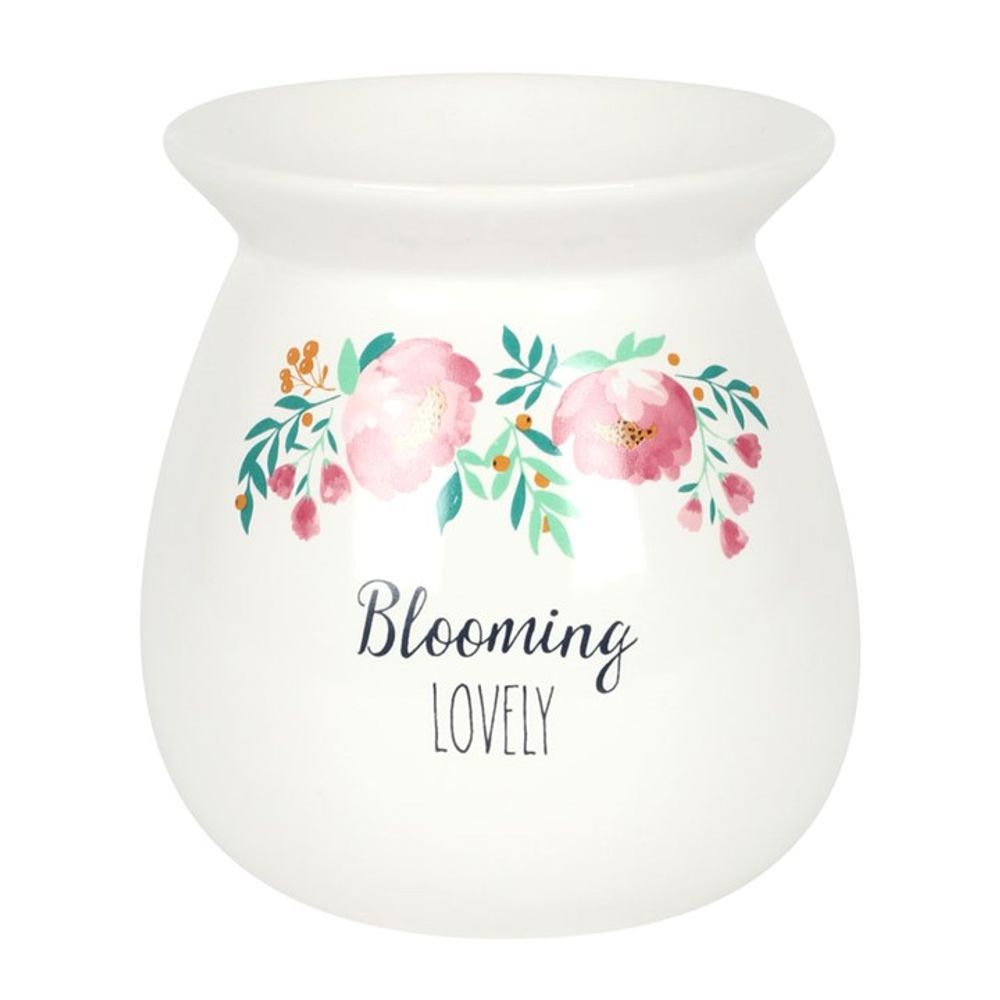 Large Blooming Lovely Wax Melt Burner Gift Set - ScentiMelti  Large Blooming Lovely Wax Melt Burner Gift Set