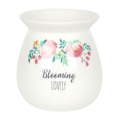 Large Blooming Lovely Wax Melt Burner Gift Set - ScentiMelti  Large Blooming Lovely Wax Melt Burner Gift Set