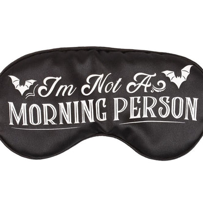 I'm Not a Morning Person Satin Sleep Mask - ScentiMelti  I'm Not a Morning Person Satin Sleep Mask