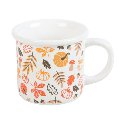 Autumn Leaves and Pumpkins Mug - ScentiMelti  Autumn Leaves and Pumpkins Mug