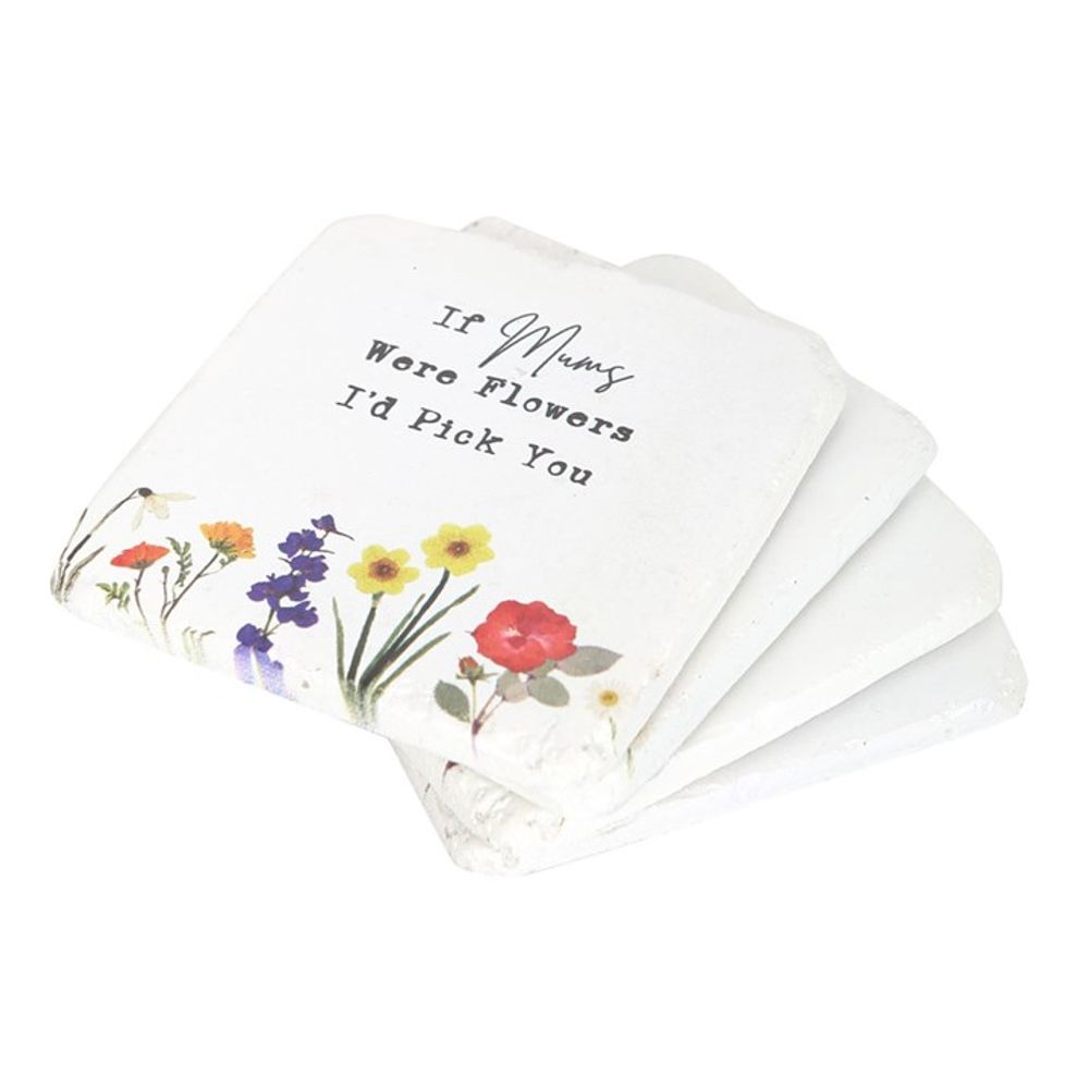 Set of 24 Wildflower Coasters - ScentiMelti Home Fragrance, Beauty & Gifts UK