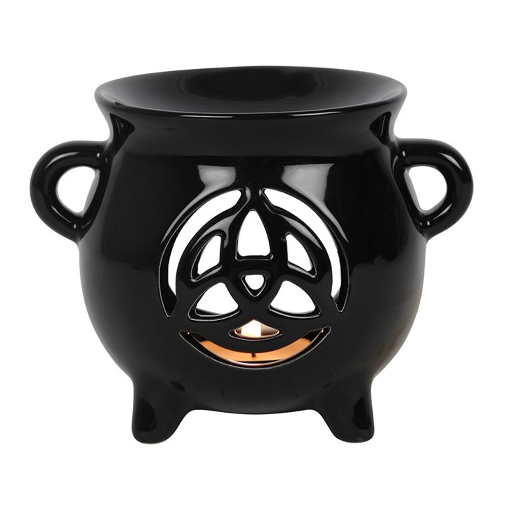 Triquetra Cauldron Oil Burner - ScentiMelti  Triquetra Cauldron Oil Burner