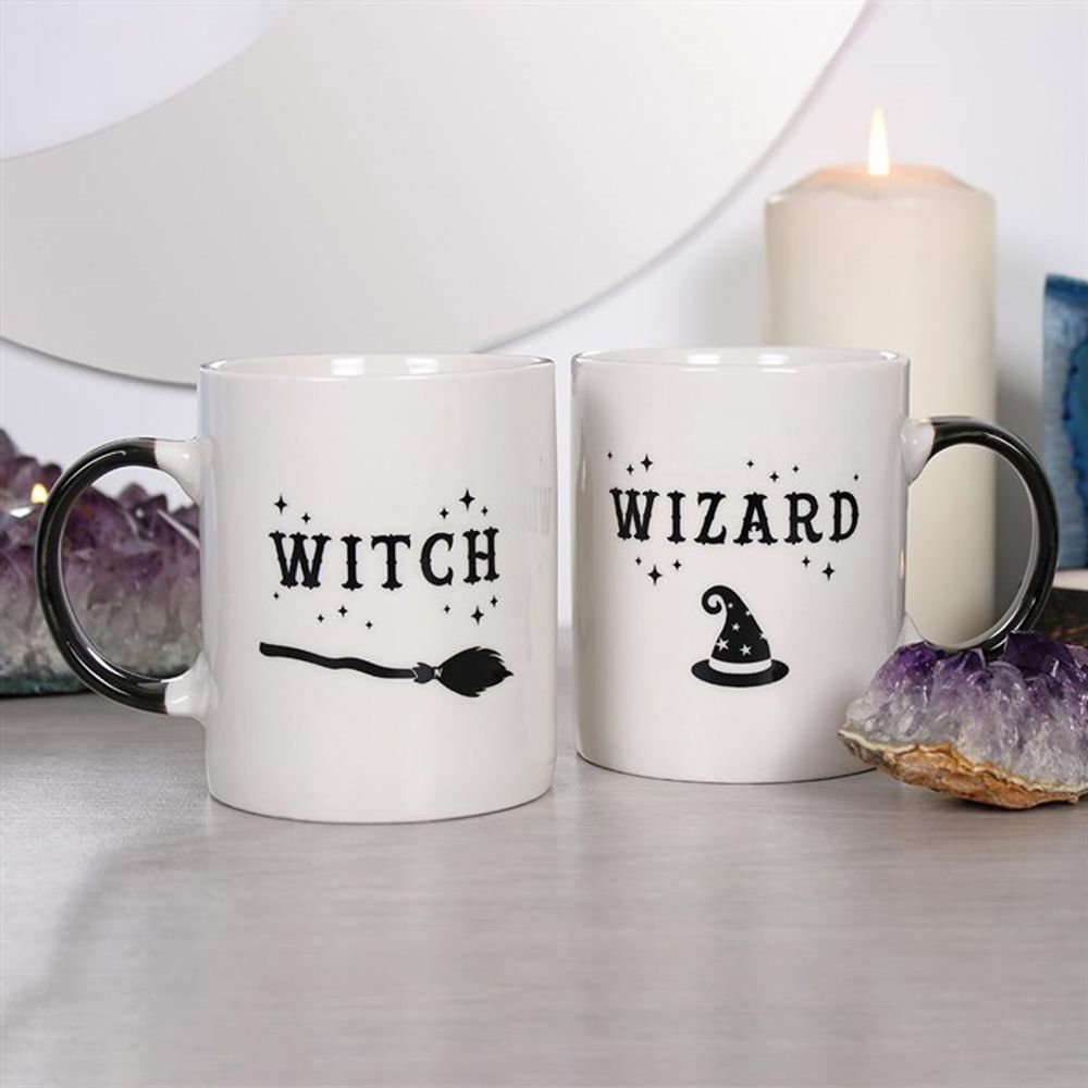 Witch and Wizard Mug Set - ScentiMelti Home Fragrance, Beauty & Gifts UK