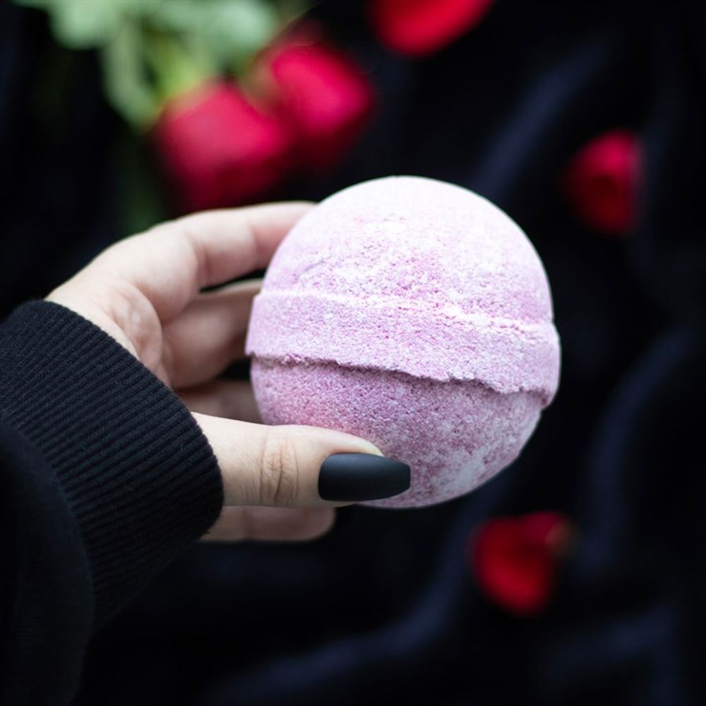 Blood Bath Wild Rose Bath Bomb - ScentiMelti  Blood Bath Wild Rose Bath Bomb