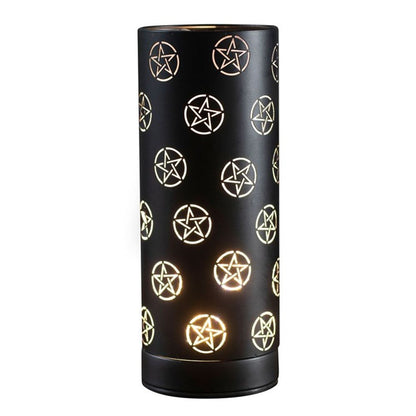 Black Pentagram Aroma Lamp - ScentiMelti  Black Pentagram Aroma Lamp