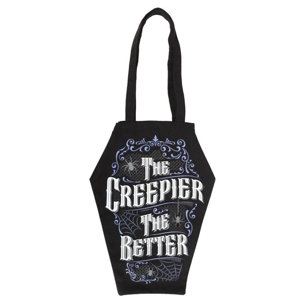 The Creepier the Better Coffin Shaped Tote Bag - ScentiMelti Home Fragrance, Beauty & Gifts UK