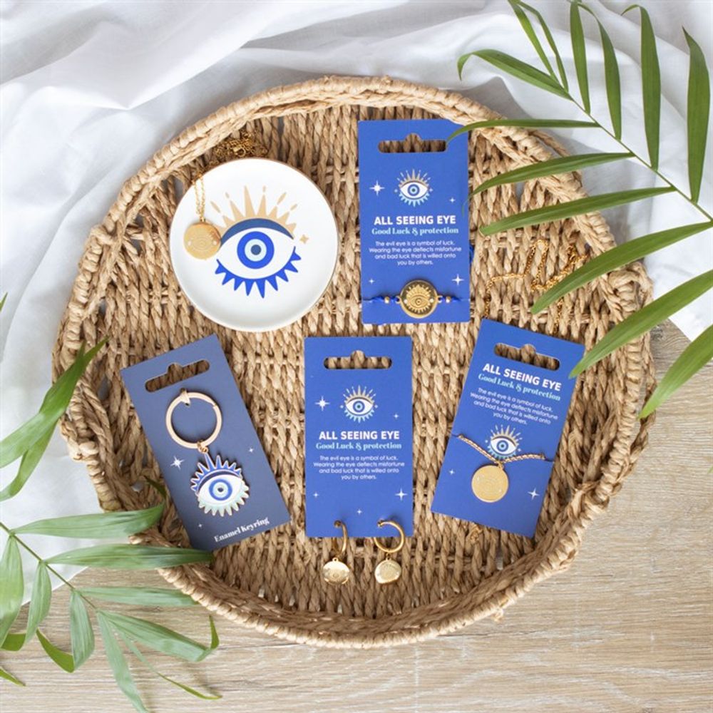 All Seeing Eye Necklace & Dish Gift Set - ScentiMelti  All Seeing Eye Necklace & Dish Gift Set