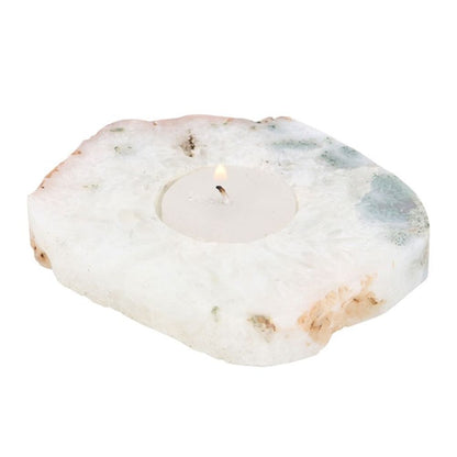 Agate Tealight Holder - ScentiMelti  Agate Tealight Holder