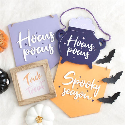 Purple Hocus Pocus Hanging Sign - ScentiMelti  Purple Hocus Pocus Hanging Sign