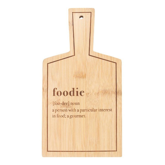 Foodie Bamboo Serving Board - ScentiMelti  Foodie Bamboo Serving Board