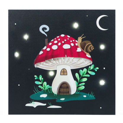 Gnome Sweet Gnome Light Up Canvas Plaque - ScentiMelti  Gnome Sweet Gnome Light Up Canvas Plaque