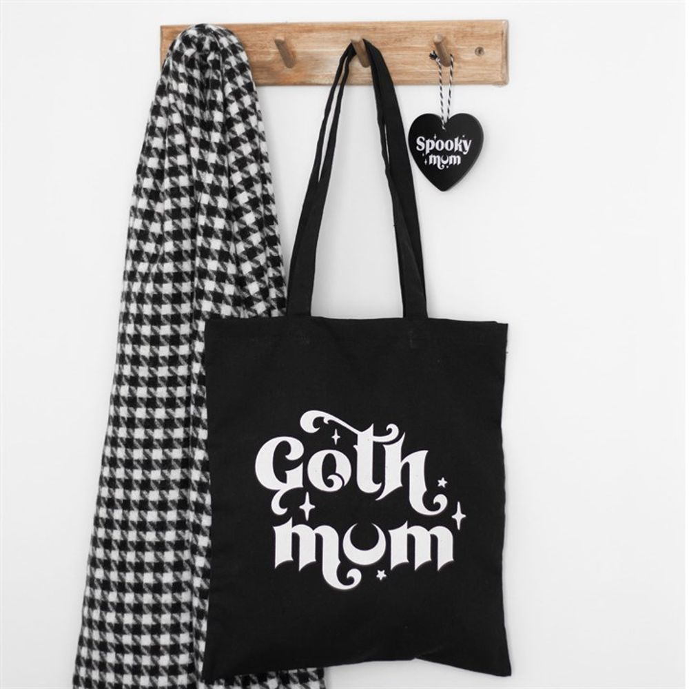 Goth Mum Polycotton Tote Bag - ScentiMelti  Goth Mum Polycotton Tote Bag