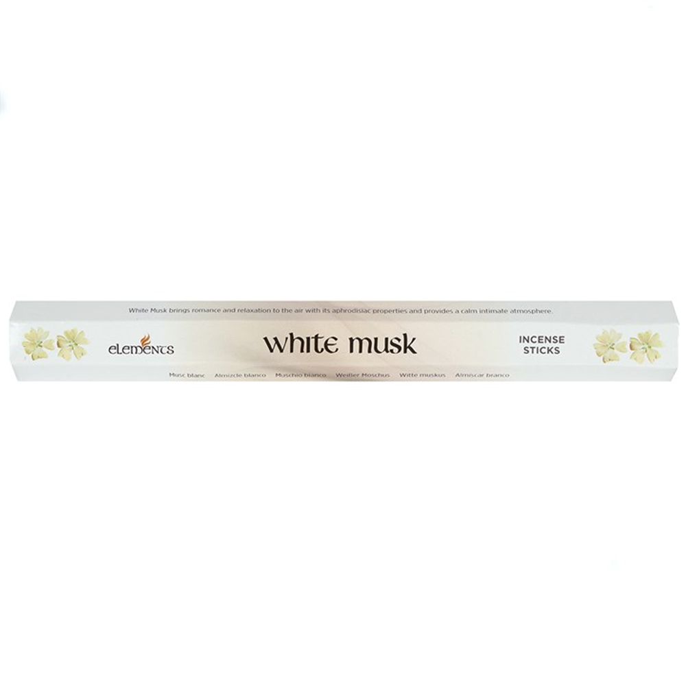 Set of 6 Packets of Elements White Musk Incense Sticks - ScentiMelti  Set of 6 Packets of Elements White Musk Incense Sticks