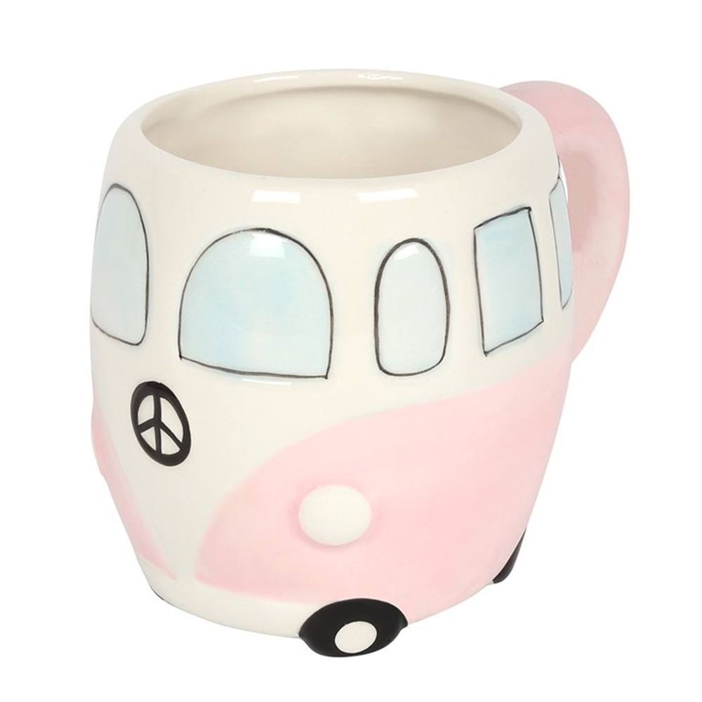 Pink Campervan Mug - ScentiMelti Home Fragrance, Beauty & Gifts UK