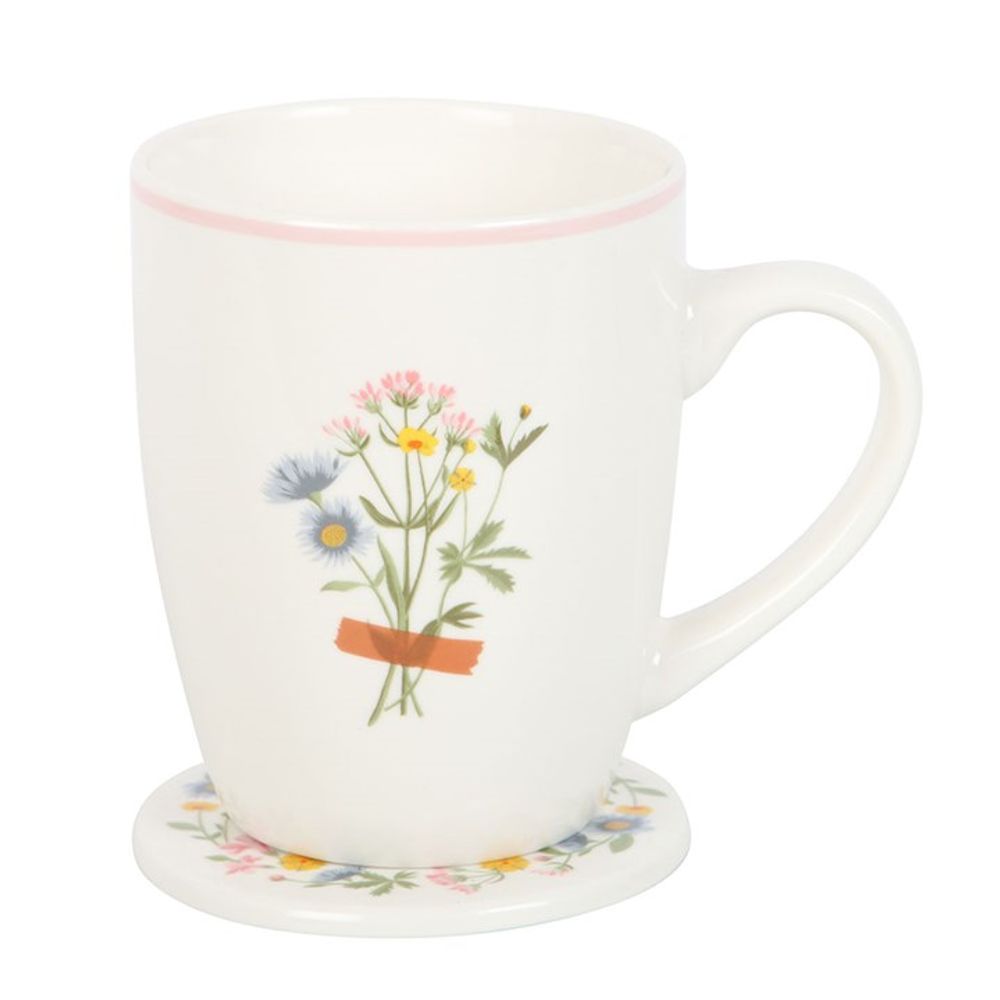 If Mums Were Flowers Floral Mug & Coaster Set - ScentiMelti Home Fragrance, Beauty & Gifts UK