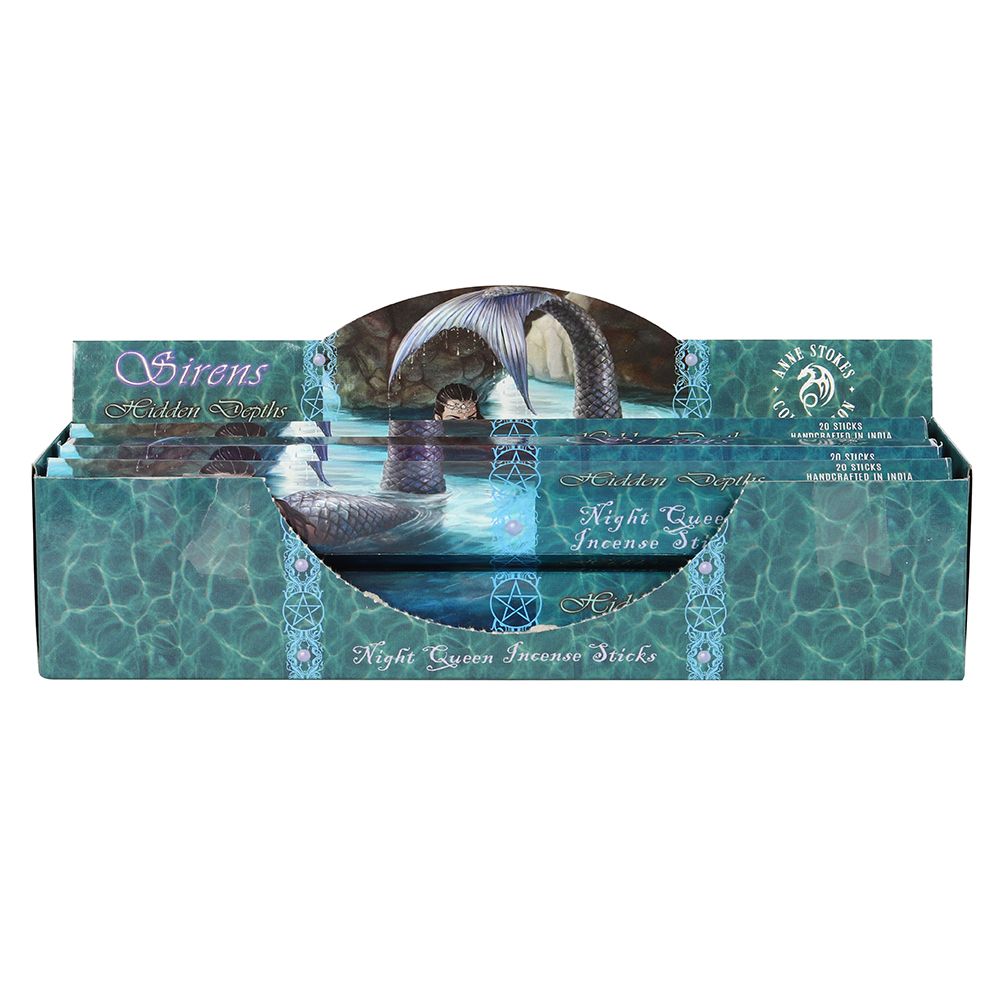 Set of 6 Packets Hidden Depths Night Queen Incense Sticks by Anne Stokes - ScentiMelti  Set of 6 Packets Hidden Depths Night Queen Incense Sticks by Anne Stokes