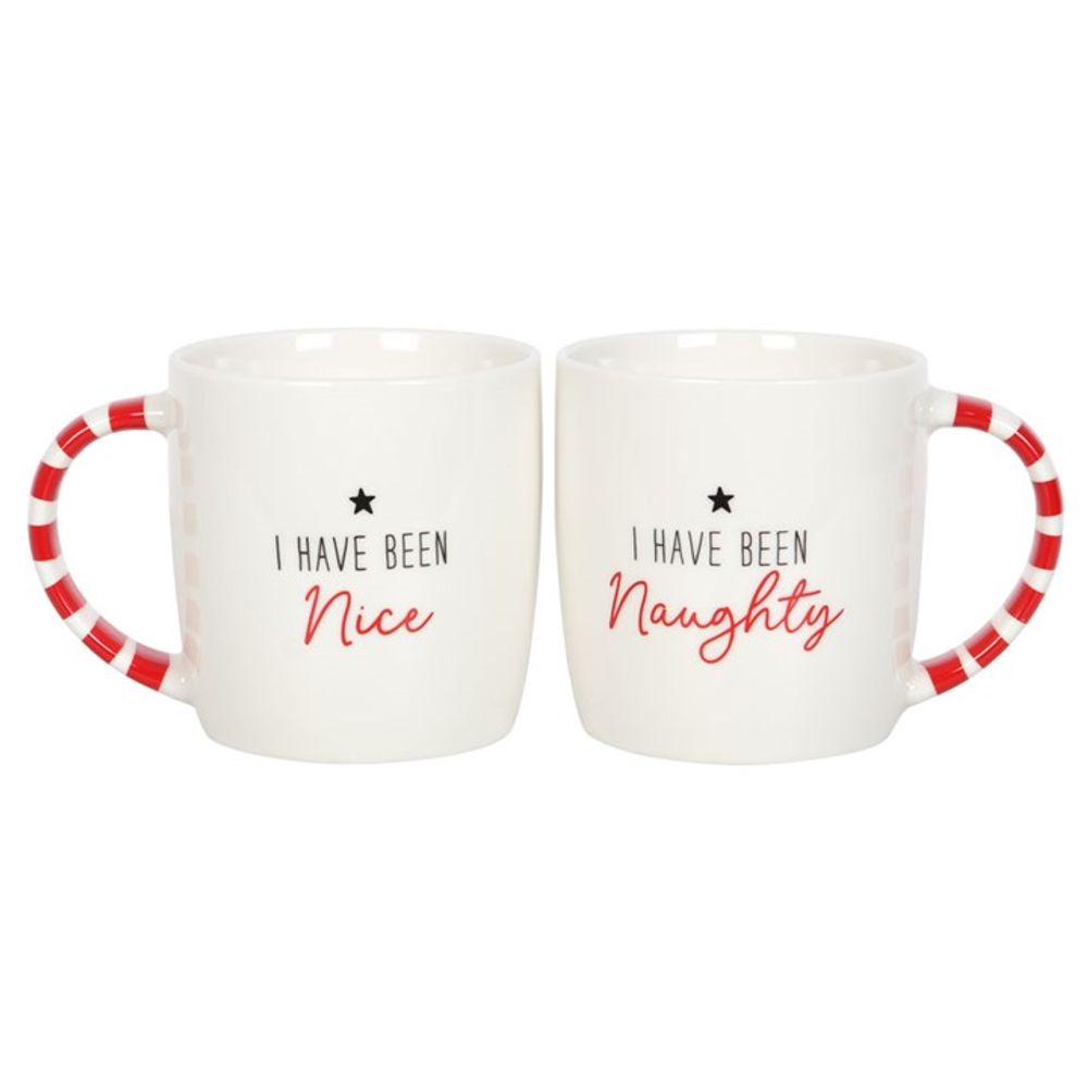 Naughty and Nice Couples Mug Set - ScentiMelti  Naughty and Nice Couples Mug Set