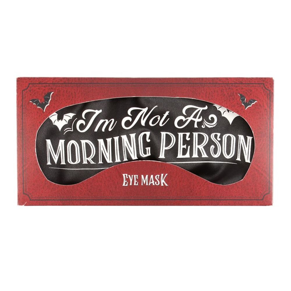 I'm Not a Morning Person Satin Sleep Mask - ScentiMelti  I'm Not a Morning Person Satin Sleep Mask