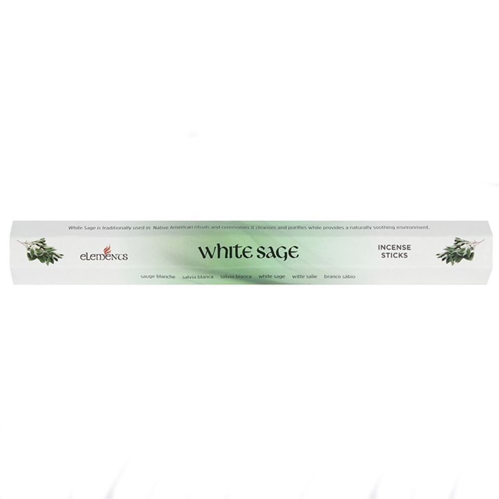 Set of 6 Packets of Elements White Sage Incense Sticks - ScentiMelti  Set of 6 Packets of Elements White Sage Incense Sticks