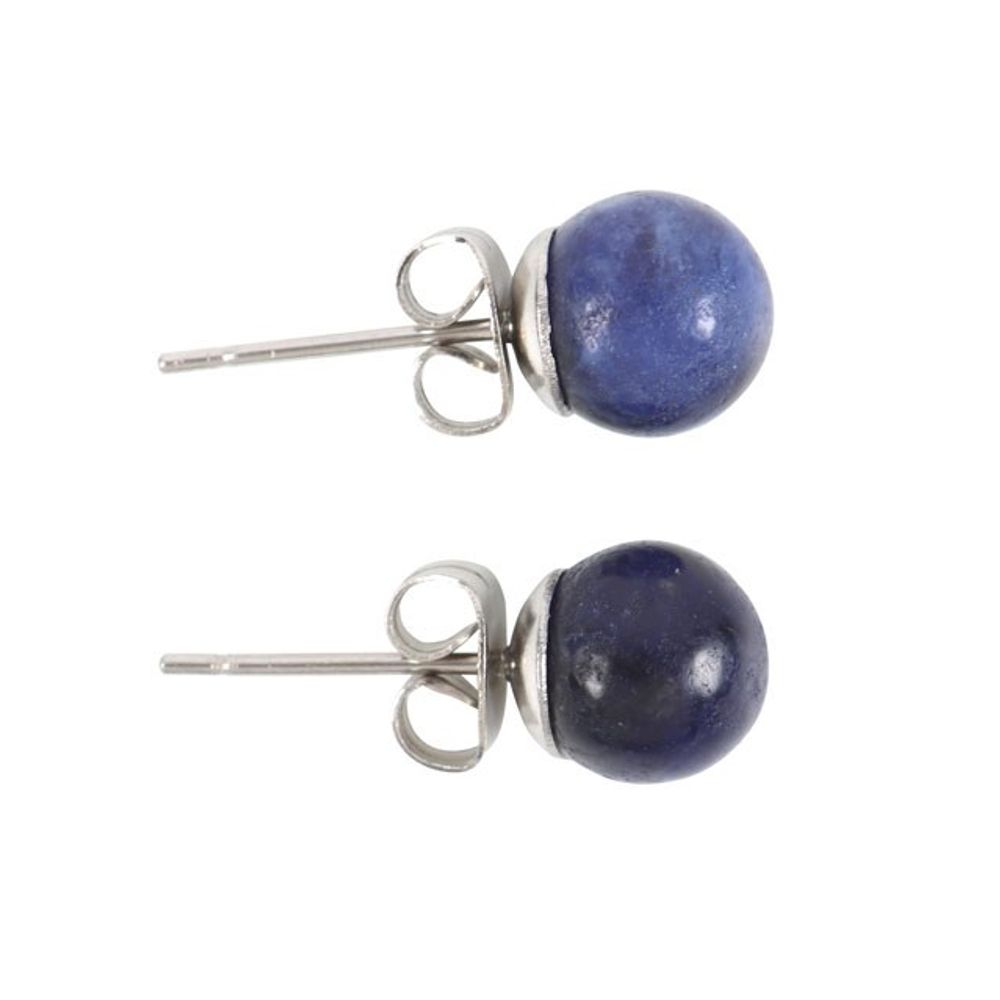 Sodalite Semi Precious Crystal Earrings - ScentiMelti  Sodalite Semi Precious Crystal Earrings