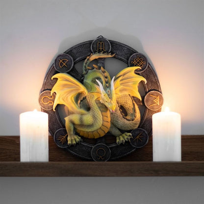 Mabon Dragon Resin Wall Plaque by Anne Stokes - ScentiMelti  Mabon Dragon Resin Wall Plaque by Anne Stokes