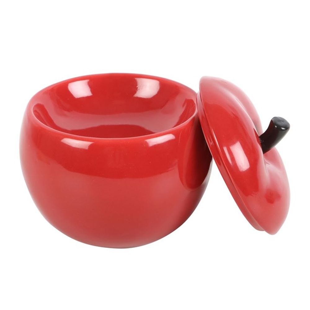 Red Apple Ceramic Oil Burner - ScentiMelti  Red Apple Ceramic Oil Burner