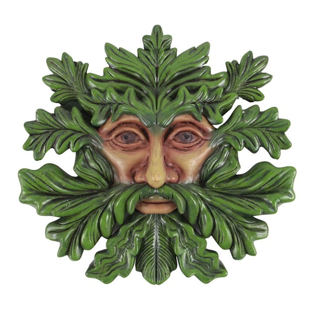 Green Man Resin Wall Plaque - ScentiMelti  Green Man Resin Wall Plaque