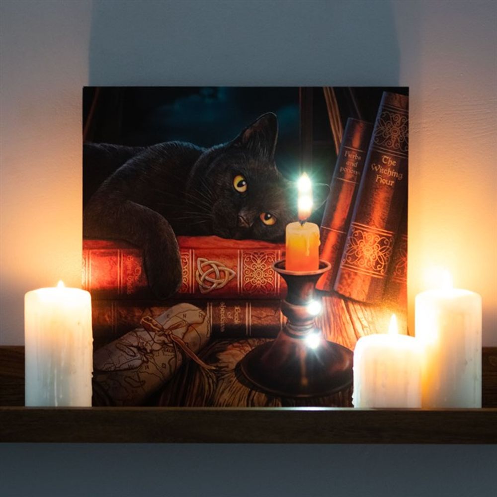 The Witching Hour Light Up Canvas Plaque by Lisa Parker - ScentiMelti  The Witching Hour Light Up Canvas Plaque by Lisa Parker