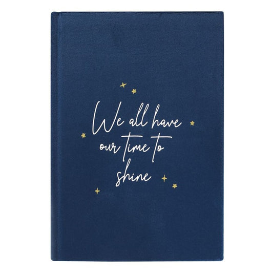 Crescent Moon Velvet Notebook - ScentiMelti Home Fragrance, Beauty & Gifts UK