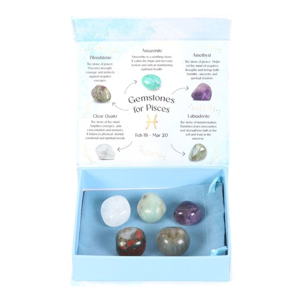 Pisces Crystal Tumblestone Set - ScentiMelti  Pisces Crystal Tumblestone Set