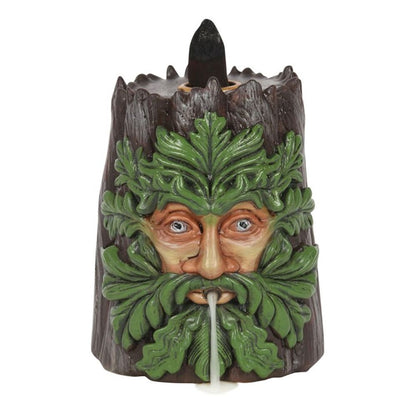 Spirit of the Trees Green Man Backflow Incense Burner - ScentiMelti  Spirit of the Trees Green Man Backflow Incense Burner