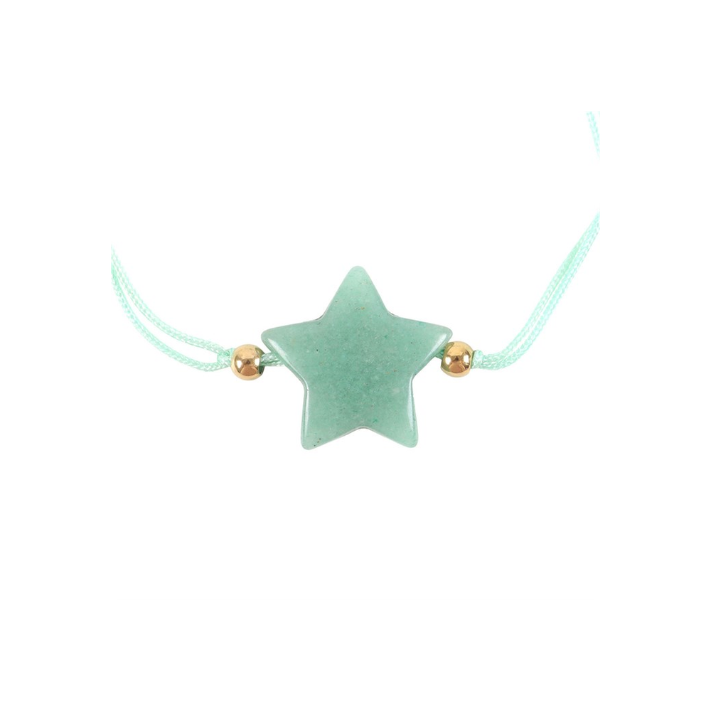 Shine Bright Aventurine Crystal Star Bracelet - ScentiMelti Home Fragrance, Beauty & Gifts UK