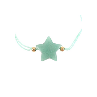 Shine Bright Aventurine Crystal Star Bracelet - ScentiMelti Home Fragrance, Beauty & Gifts UK