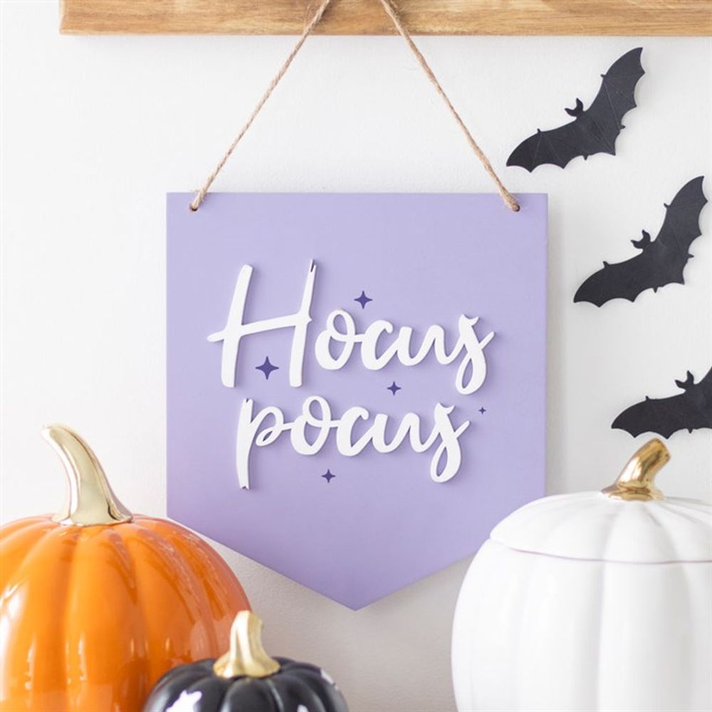 Purple Hocus Pocus Hanging Sign - ScentiMelti  Purple Hocus Pocus Hanging Sign