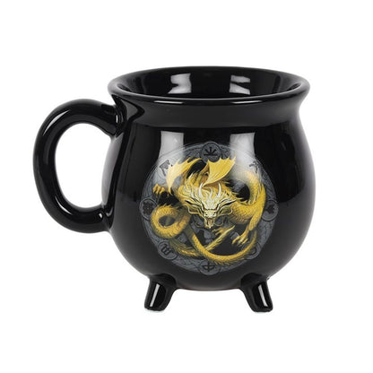 Imbolc Colour Changing Cauldron Mug by Anne Stokes - ScentiMelti  Imbolc Colour Changing Cauldron Mug by Anne Stokes