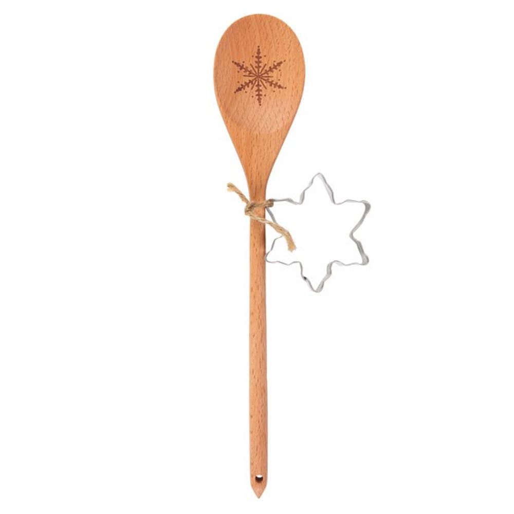 Snowflake Wooden Spoon Baking Set - ScentiMelti Home Fragrance, Beauty & Gifts UK