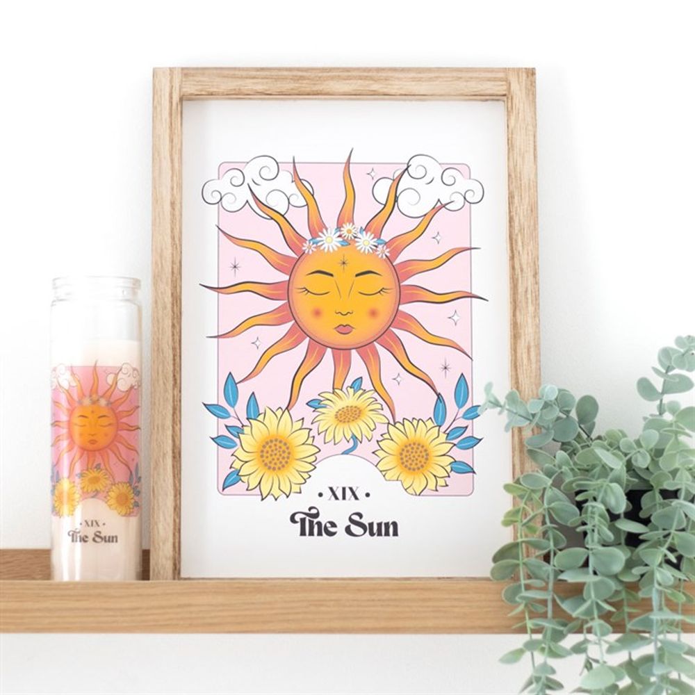 The Sun Celestial Framed Wall Print - ScentiMelti  The Sun Celestial Framed Wall Print