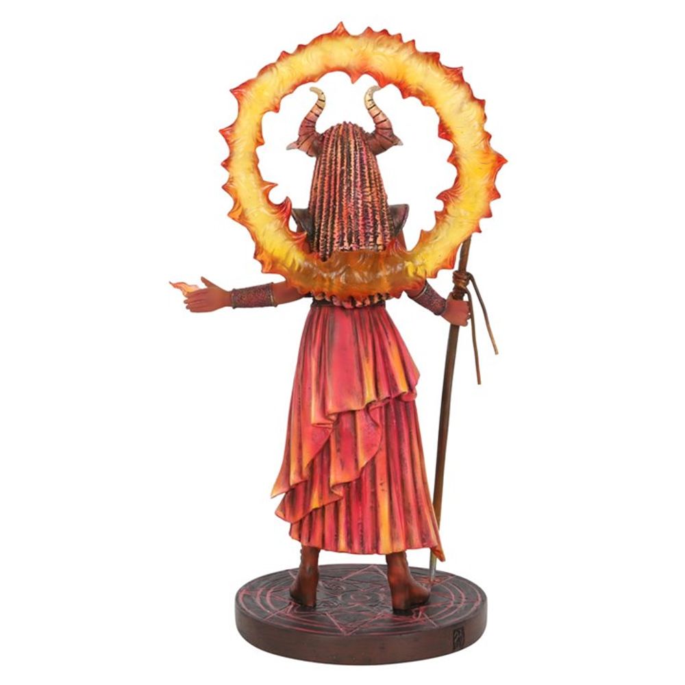 Fire Elemental Sorceress Figurine by Anne Stokes - ScentiMelti  Fire Elemental Sorceress Figurine by Anne Stokes