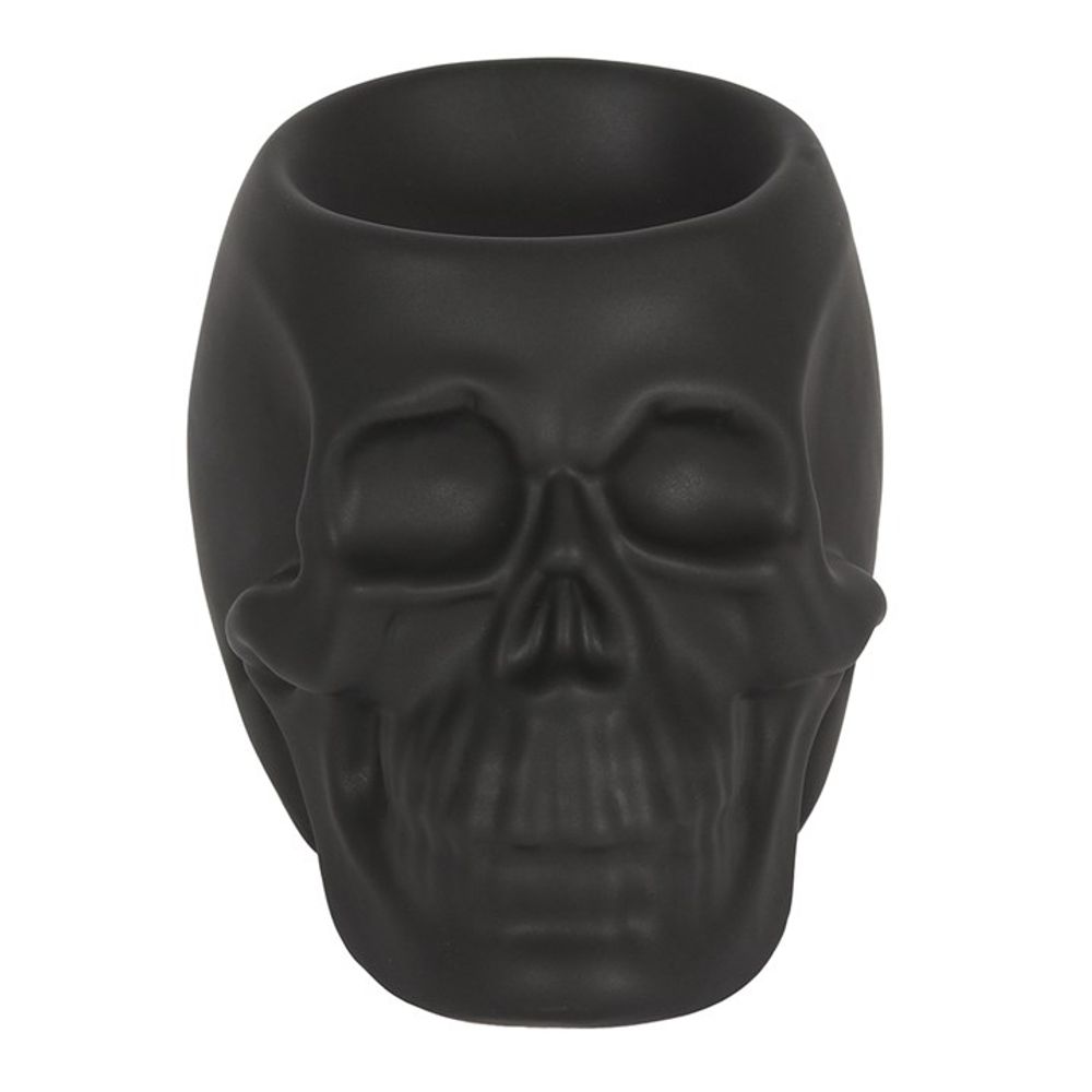 Black Skull Oil Burner - ScentiMelti  Black Skull Oil Burner