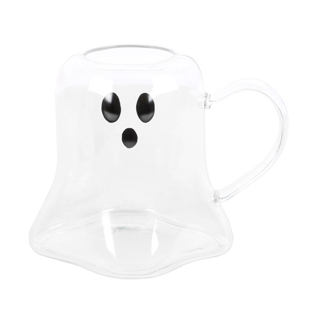 Ghost Shaped Glass Mug - ScentiMelti  Ghost Shaped Glass Mug