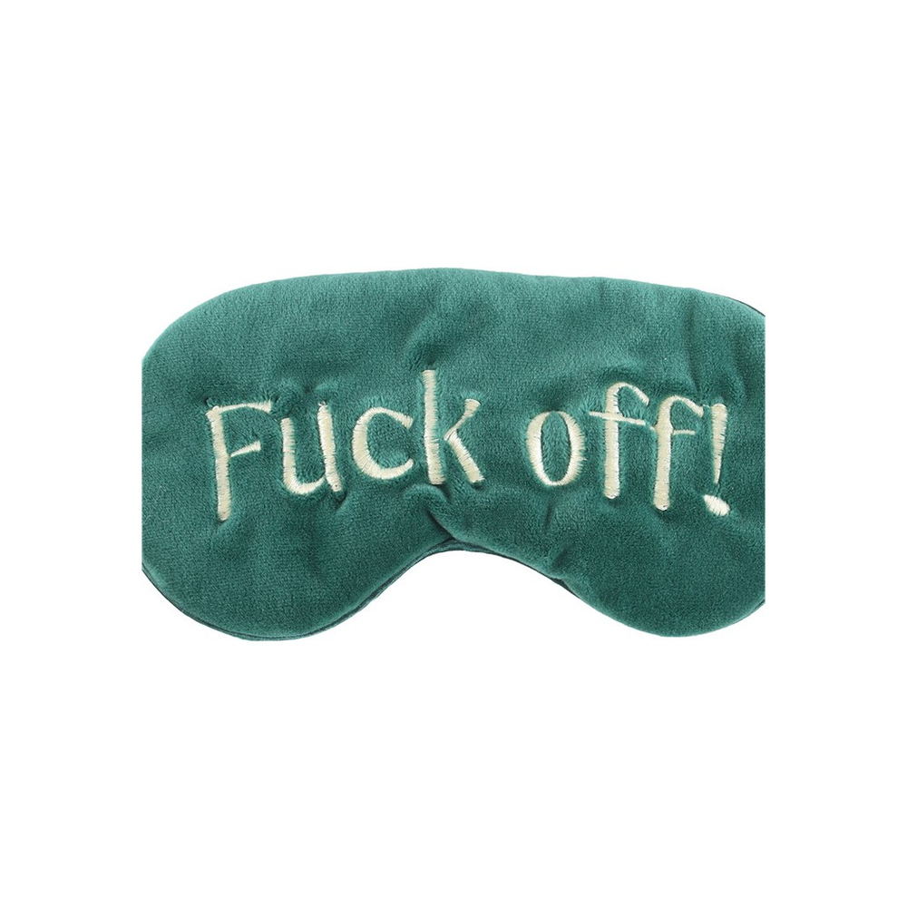 Sweary Velvet Sleep Mask - ScentiMelti Home Fragrance, Beauty & Gifts UK