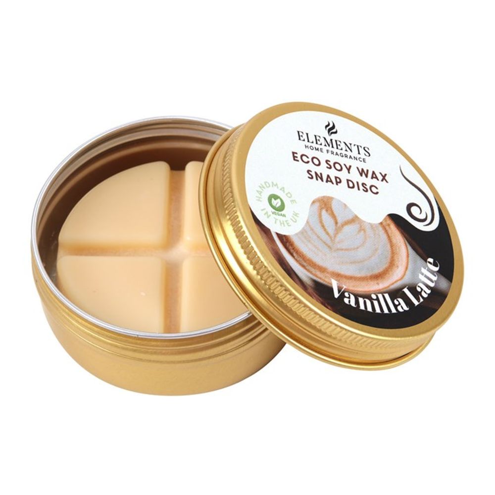 Vanilla Latte Soy Wax Snap Disc - ScentiMelti Home Fragrance, Beauty & Gifts UK