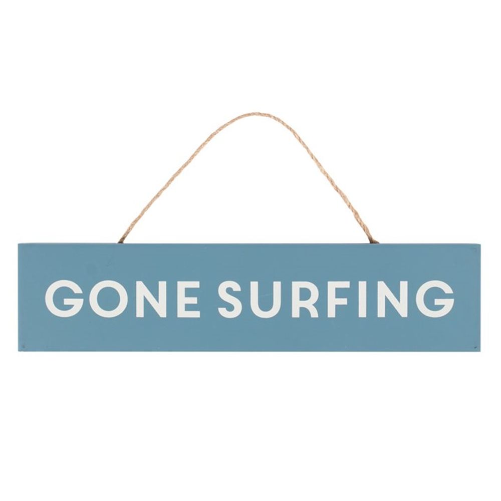 Gone Surfing Hanging Sign - ScentiMelti  Gone Surfing Hanging Sign