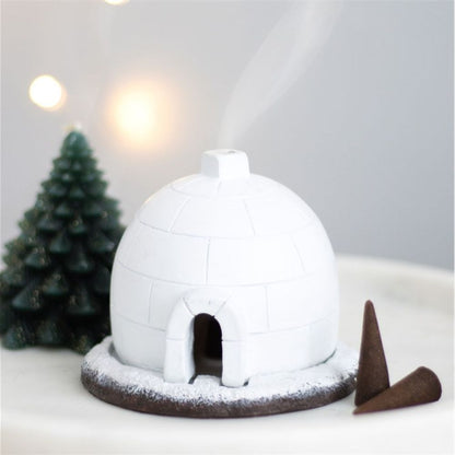 Winter Igloo Incense Cone Burner - ScentiMelti  Winter Igloo Incense Cone Burner