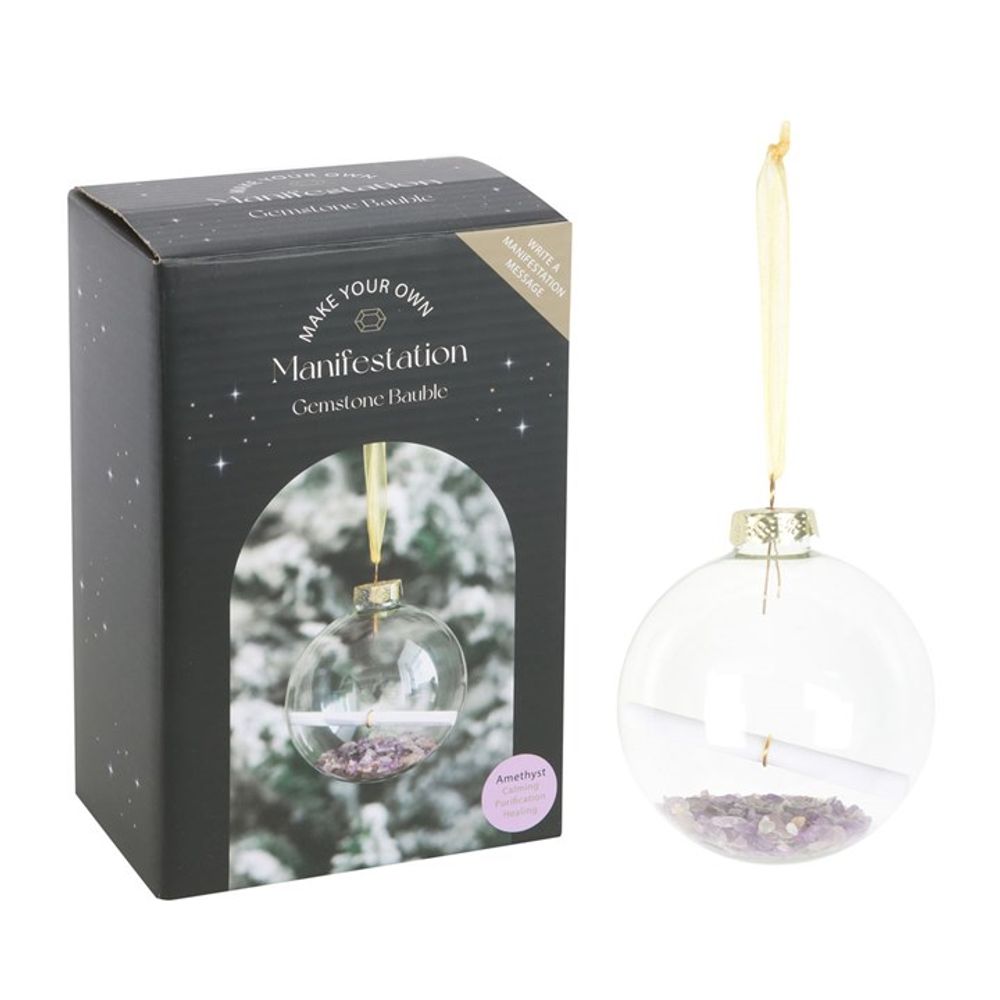 Amethyst Manifestation Christmas Bauble Kit - ScentiMelti  Amethyst Manifestation Christmas Bauble Kit