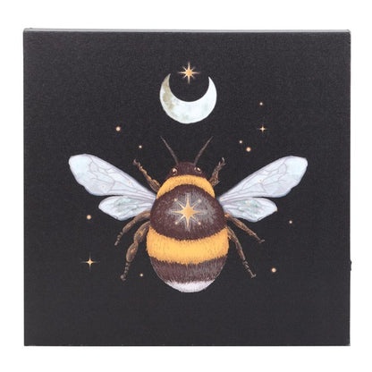 Forest Bee Light Up Canvas Plaque - ScentiMelti  Forest Bee Light Up Canvas Plaque