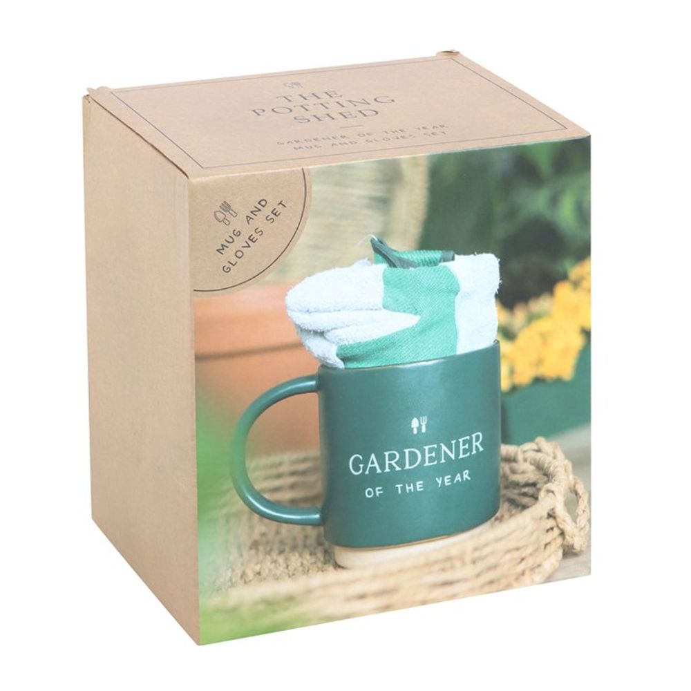 Gardener of the Year Mug and Glove Set - ScentiMelti  Gardener of the Year Mug and Glove Set