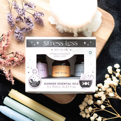 Set of 3 Stress Less Ritual Blended Essential Oils - ScentiMelti  Set of 3 Stress Less Ritual Blended Essential Oils